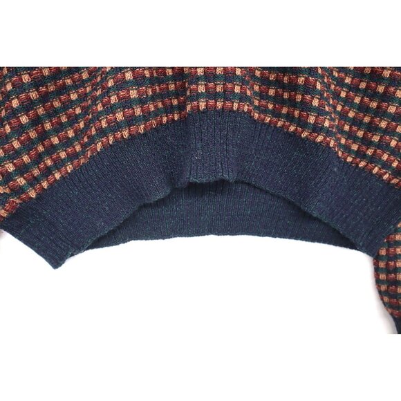 Vintage '80s Tricots St. Raphael Mens Merino Wool Sweater Striped Pattern Medium - Picture 5 of 11